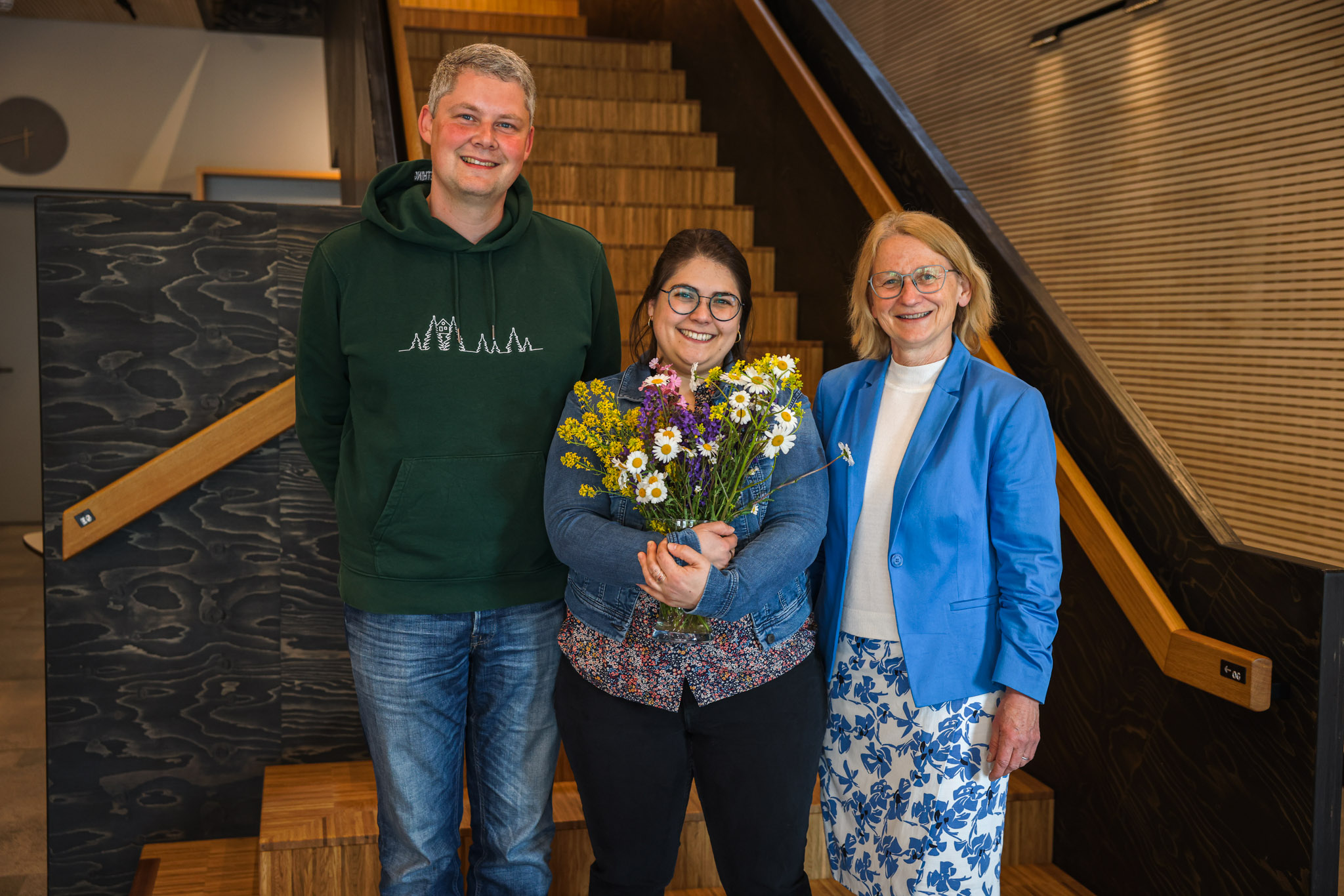 v.l. Fabian Hamák, Christina Lömmer, Elisabeth Assmann